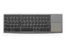 Foldable Bluetooth Keyboard with Touchpad Full-Size Travel Keyboards for Windows iOS Android-USB-B Interface