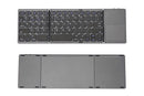 Foldable Bluetooth Keyboard with Touchpad Full-Size Travel Keyboards for Windows iOS Android-USB-B Interface