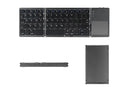 Foldable Bluetooth Keyboard with Touchpad Full-Size Travel Keyboards for Windows iOS Android-USB-B Interface