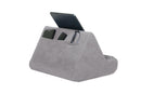 Tablet Holder Multi Angle Lazy Holder Stand with 2 Pockets for Bed Desk-Grey