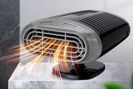 12V 150W Car warming device 360-degree Rotation Fast Heating Cooling Fan Defogger and Defroster