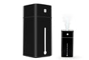 1L Ultrasonic Air Humidifier Cool Mist with 7 Color LED Light for Bedroom-Black