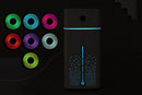 1L Ultrasonic Air Humidifier Cool Mist with 7 Color LED Light for Bedroom-Black