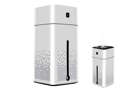 1L Ultrasonic Air Humidifier Cool Mist with 7 Color LED Light for Bedroom-Black