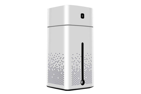 1L Ultrasonic Air Humidifier Cool Mist with 7 Color LED Light for Bedroom-White