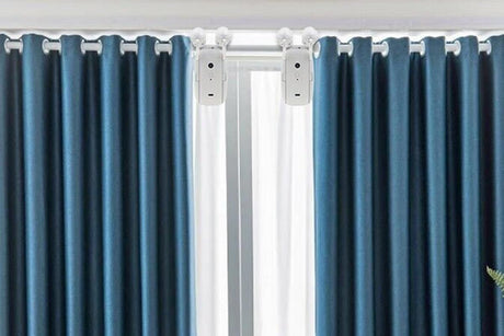 2Pcs Auto Curtains Opener Shower Drape Motor Switchbot Timer Wireless Smart Home Kit