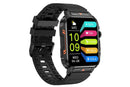 Military Smart Watch 1.95-Inch Fitness Tracker with Heart Rate Sleep Monitor 100 Sports Modes Activity Tracker-Black