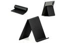 Portable Silicone Phone Stand Desk Holder for Office Travel Airplane-Black