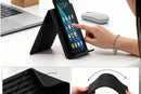 Portable Silicone Phone Stand Desk Holder for Office Travel Airplane-Black