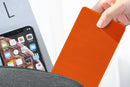 Portable Silicone Phone Stand Desk Holder for Office Travel Airplane-Orange