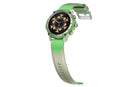 Smart Watch 1.43-Inch Fitness Watch with 24H Heart Rate Blood Pressure Blood Oxygen Female Physiological Flashlight Activity Tracker-Green