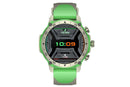 Smart Watch 1.43-Inch Fitness Watch with 24H Heart Rate Blood Pressure Blood Oxygen Female Physiological Flashlight Activity Tracker-Green