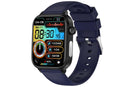 Smart Watch 1.96-Inch ECG Fitness Tracker with Heart Rate Blood Oxygen Blood Glucose Uric Acid and Blood Lipid 100 Sports Modes Activity Tracker-Blue