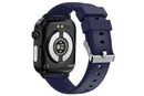 Smart Watch 1.96-Inch ECG Fitness Tracker with Heart Rate Blood Oxygen Blood Glucose Uric Acid and Blood Lipid 100 Sports Modes Activity Tracker-Blue
