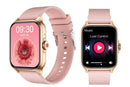 SmartWatch 1.85in Fitness Tracker with Heart Rate Sleep Monitor Answer/Make Calls 100 Sport Modes for Android iOS -Pink