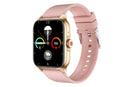 SmartWatch 1.85in Fitness Tracker with Heart Rate Sleep Monitor Answer/Make Calls 100 Sport Modes for Android iOS -Pink