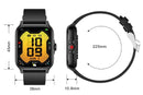 SmartWatch 1.85in Fitness Tracker with Heart Rate Sleep Monitor Answer/Make Calls 100 Sport Modes for Android iOS -Black