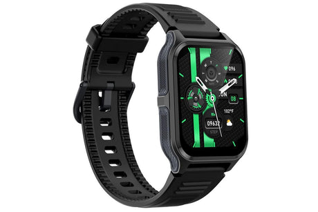 Smart Watch 1.83-Inch Fitness Watch with Heart Rate Sleep Monitor Blood Oxygen Female Physiological Reminders Activity Tracker-Black