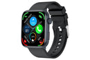 Smart Watch 1.85-Inch Fitness Watch with Heart Rate Noninvasive Blood Sugar Monitor HRV Detection Body Temperature SOS Call Activity Tracker-Blue