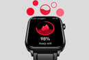 Smart Watch 1.96-Inch ECG Fitness Tracker with Heart Rate Blood Oxygen Blood Glucose Uric Acid and Blood Lipid 100 Sports Modes Activity Tracker-Black