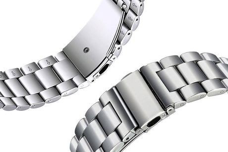Stainless Steel Replacement Band for Samsung Gear S3 Strap-Silver 20mm