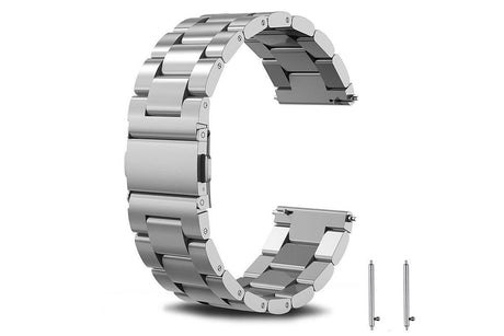 Stainless Steel Replacement Band for Samsung Gear S3 Strap-Silver 20mm