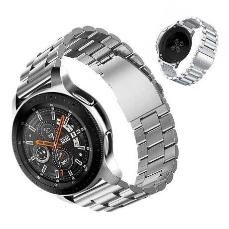 Stainless Steel Replacement Band for Samsung Gear S3 Strap-Silver 20mm
