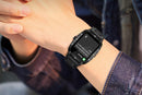 Waterproof Smartwatch for Men Android iOS Phones Smart Watch Fitness Tracker 1.96 Inch Heart Rate Sport Pedometer Sleep Digital Step Activity Monitor-Black Silver