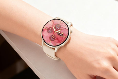 Women Fashion Smartwatch with Heart Rate and Sleep Monitoring -Silver