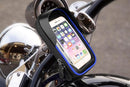 Waterproof Bike Phone Holder Fully Enclosed Touch Sensitive Phone Mount-Blue
