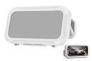 Waterproof Anti-Fog Rotating Shower Phone Holder for Bathroom-White