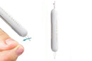 2-In-1 Needle Threader Seam Ripper Kit Thread Remover Sewing Ripper Tool-Light Grey