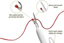 2-In-1 Needle Threader Seam Ripper Kit Thread Remover Sewing Ripper Tool-Light Grey