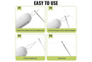 2-In-1 Needle Threader Seam Ripper Kit Thread Remover Sewing Ripper Tool-Light Grey
