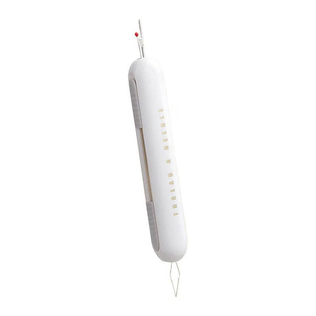2-In-1 Needle Threader Seam Ripper Kit Thread Remover Sewing Ripper Tool-Light Grey