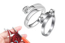 2Pcs Knitting Crochet Loop Ring for Fingers 2Pcs Knitting Yarn Guide Finger Holder-Style 1