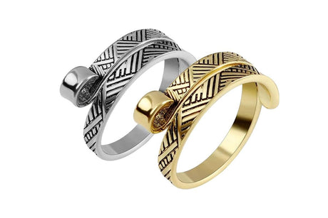 2Pcs Knitting Crochet Loop Ring for Fingers 2Pcs Knitting Yarn Guide Finger Holder-Style 3