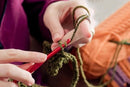 2Pcs Knitting Crochet Loop Ring for Fingers 2Pcs Knitting Yarn Guide Finger Holder-Style 3