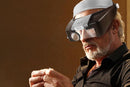 Head Mount Magnifying Glasses With LED Light For Jewelry Arts Crafts And Close Work-Gray