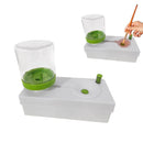Paint Brush Rinser Running Water Cycle Paintbrush Paint Cleaning Tools for Acrylic Watercolor -Green