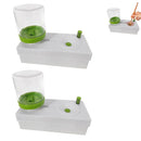 Paint Brush Rinser Running Water Cycle Paintbrush Paint Cleaning Tools for Acrylic Watercolor -Green