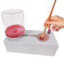 Paint Brush Rinser Running Water Cycle Paintbrush Paint Cleaning Tools for Acrylic Watercolor -Pink