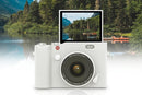 4K Digital Camera 64MP Vlogging Camera with 180-degree Flip Screen 16X Digital Zoom -White