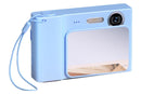 4K Digital Camera 2.4 Inch 1080P 48MP Entry Level Students Camera with 8 Times Zoom Built-in Music Games for Teens Christmas Gift-Blue