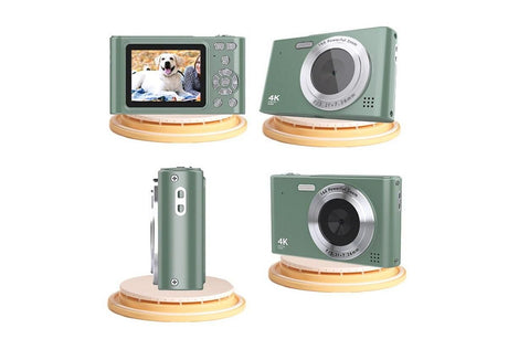 4K HD Digital Camera With 32G Memory Card-Green