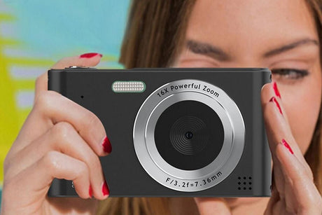 4K HD Digital Camera With 32G Memory Card-Black