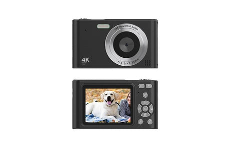 4K HD Digital Camera With 32G Memory Card-Black
