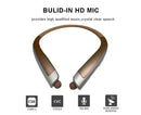 Bluetooth Headphone,Wireless Neckband Headset with Retractable Earbuds