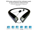 Bluetooth Headphone,Wireless Neckband Headset with Retractable Earbuds