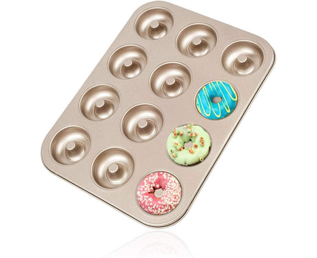 Mini Donut Pan - Nonstick 6 Cavity - Carbon Steel